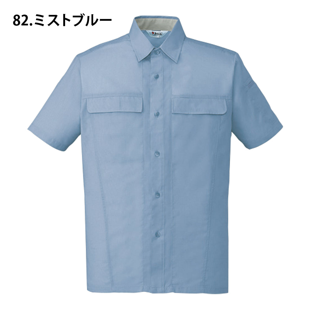 製品制電清涼半袖シャツ 45314