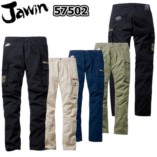 Jawin ストレッチノータックカーゴパンツ 57502