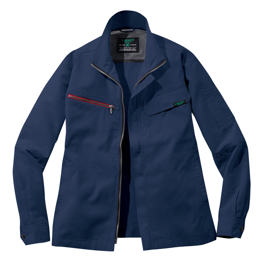 Z-DRAGON エコ製品制電ストレッチジャンパー 73600