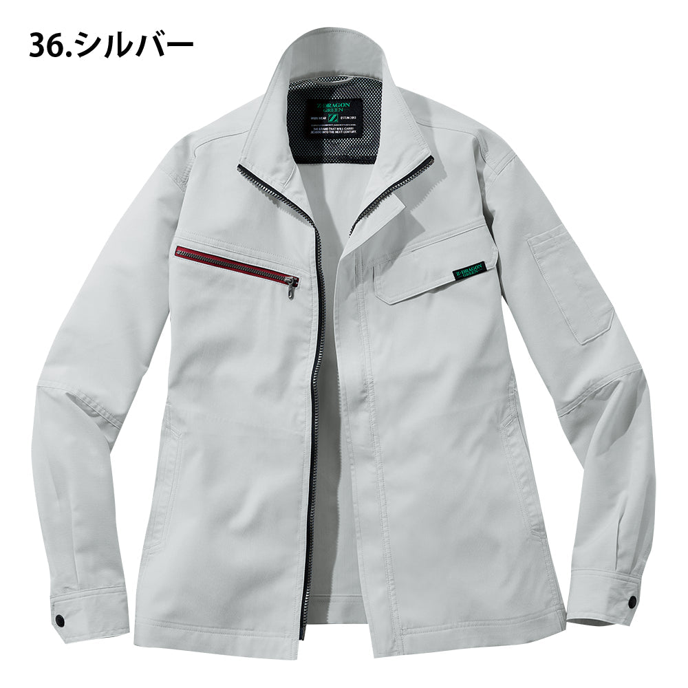 Z-DRAGON エコ製品制電ストレッチジャンパー 73600