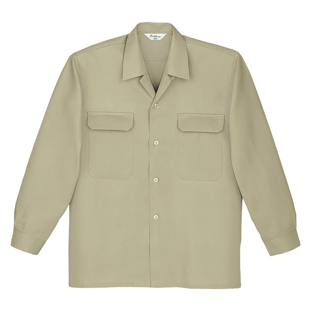 長袖オープンシャツ  7650