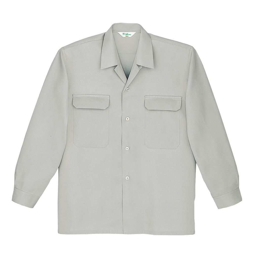 長袖オープンシャツ  7650