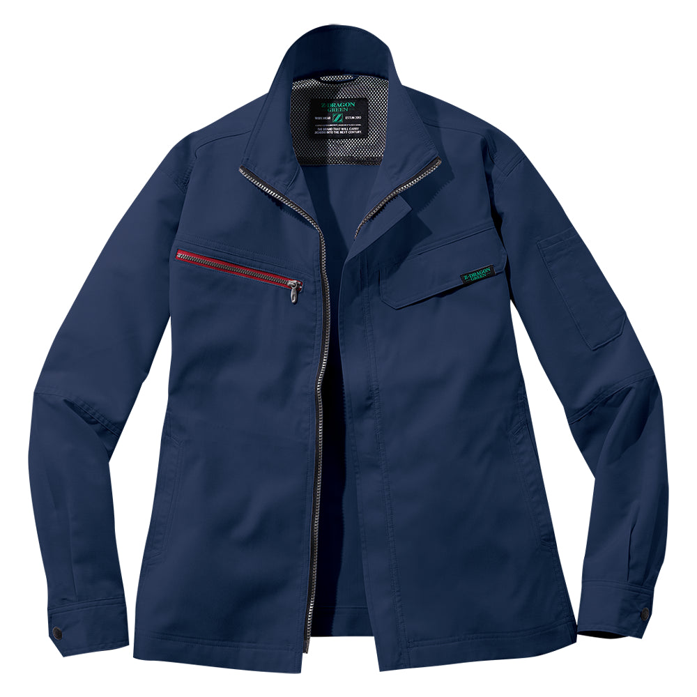 Z-DRAGON エコ製品制電ストレッチ長袖ジャンパー 77600