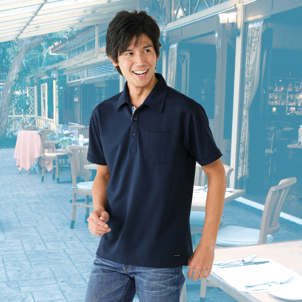 Field Message 吸汗速乾半袖ポロシャツ  85214