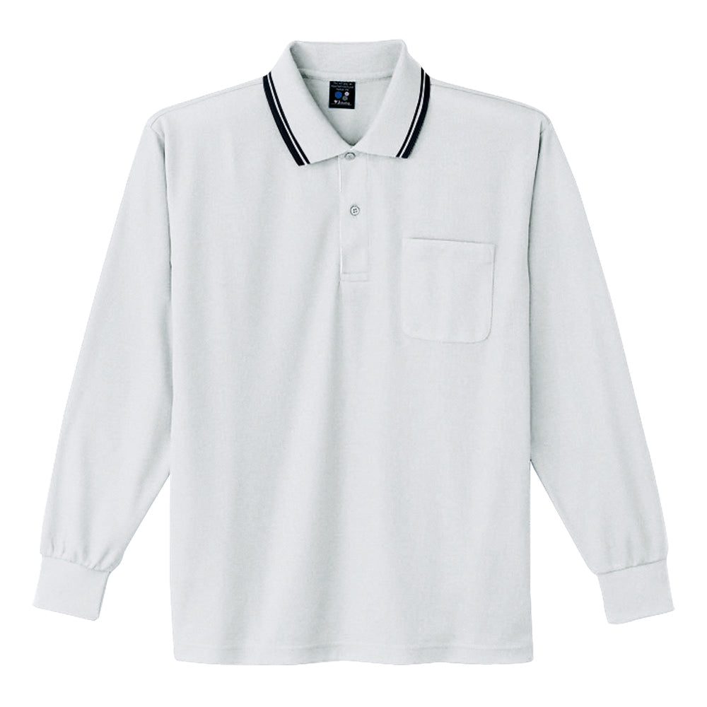 Field Message 吸汗速乾長袖ポロシャツ  85264