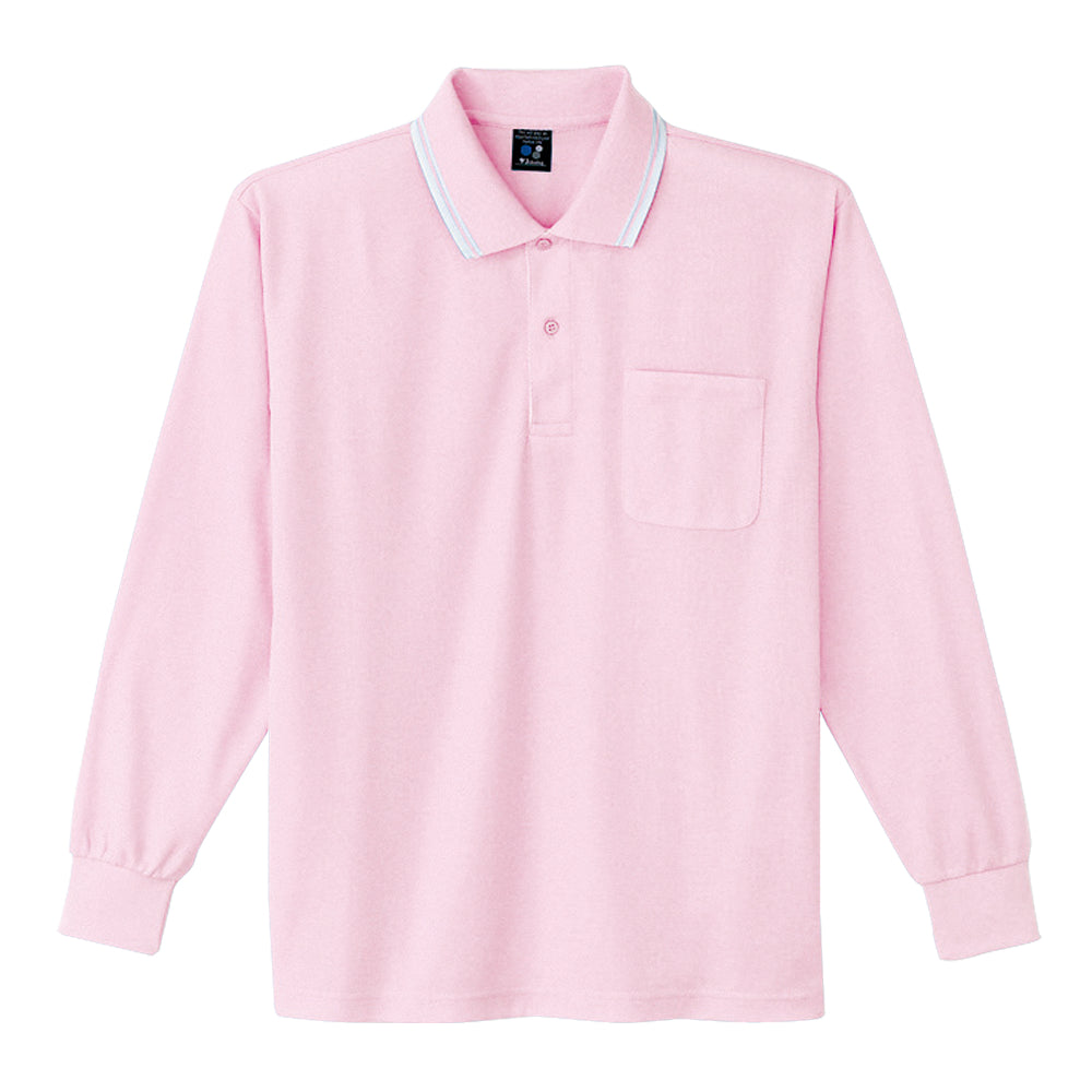 Field Message 吸汗速乾長袖ポロシャツ  85264