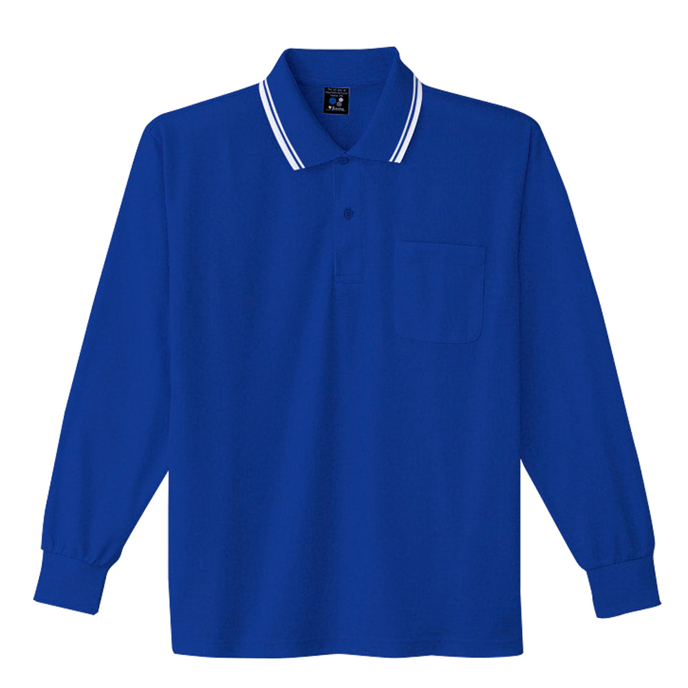 Field Message 吸汗速乾長袖ポロシャツ  85264