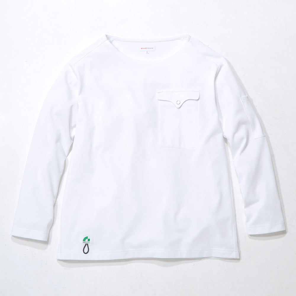 BEAMS DESIGN 長袖Tシャツ(胸ポケット付き) B3905-52