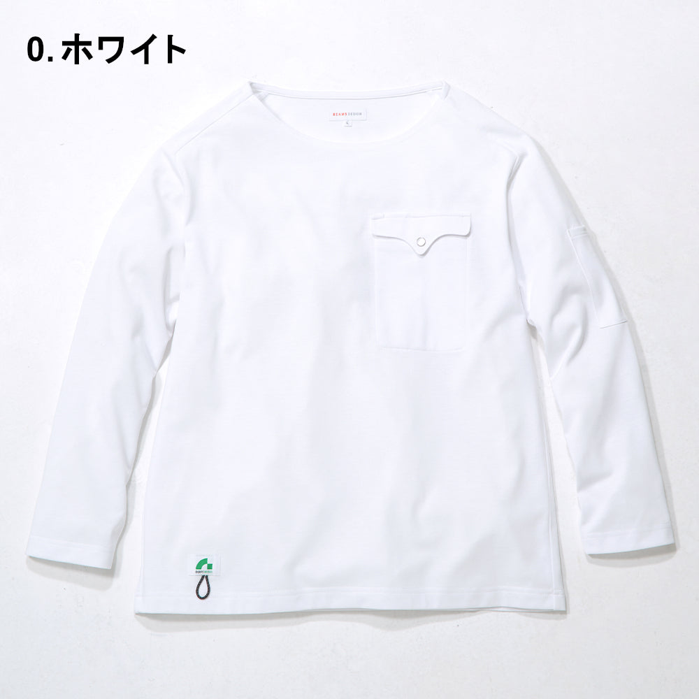 BEAMS DESIGN 長袖Tシャツ(胸ポケット付き) B3905-52