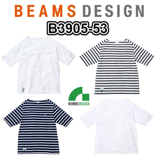 BEAMS DESIGN 半袖Tシャツ(胸ポケット付き) B3905-53