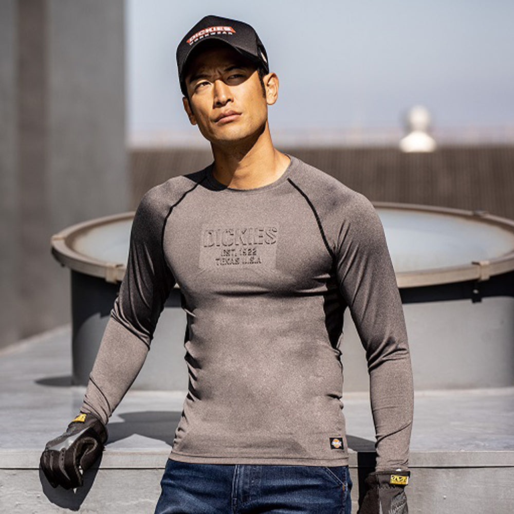 ドライパワーサポート長袖(立体プリント) D-2098