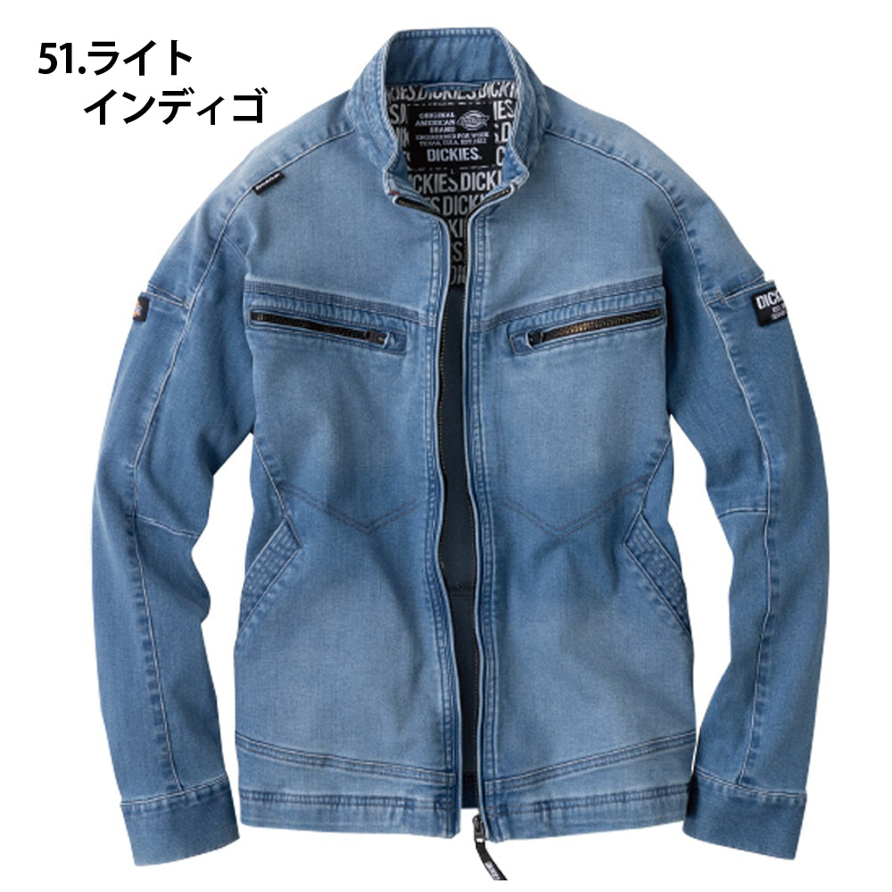 ストレッチシルキーデニムジャケット D-2900