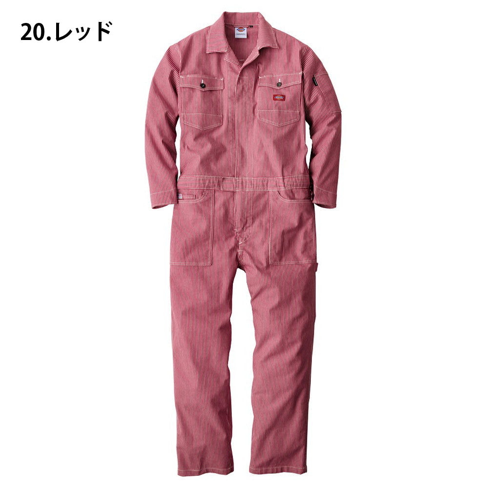 ストレッチヒッコリーツナギ D-716