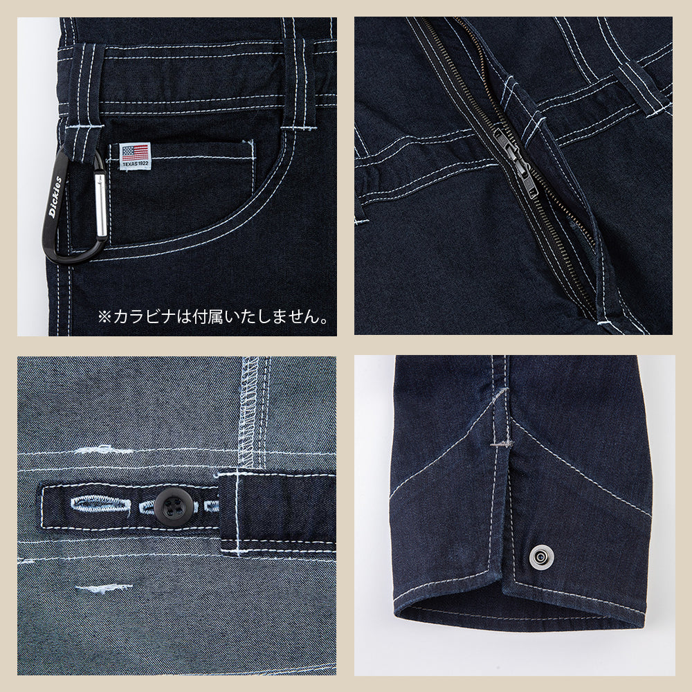 CORDURAストレッチデニムツナギ D-756
