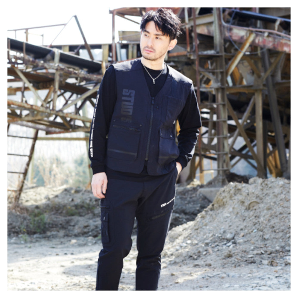 [STUD'S]CORDURA® 縦横ストレッチマルチポケットベスト  S8816