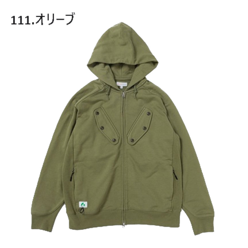 BEAMS DESIGN 長袖パーカー 2605-04